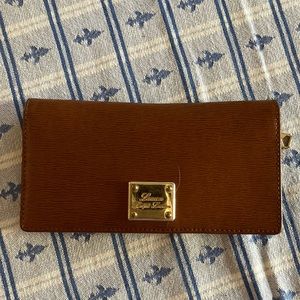 Ralph Lauren - Brown Faux Leather Wallet - 🌟Great condition🌟